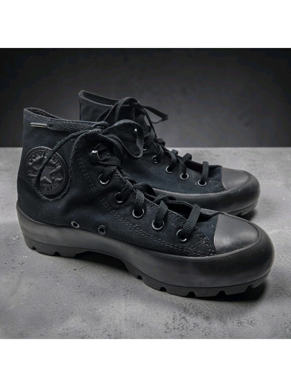 Converse Chuck Taylor All Star Lugged High Top Black Monochrome 569891C Women 8